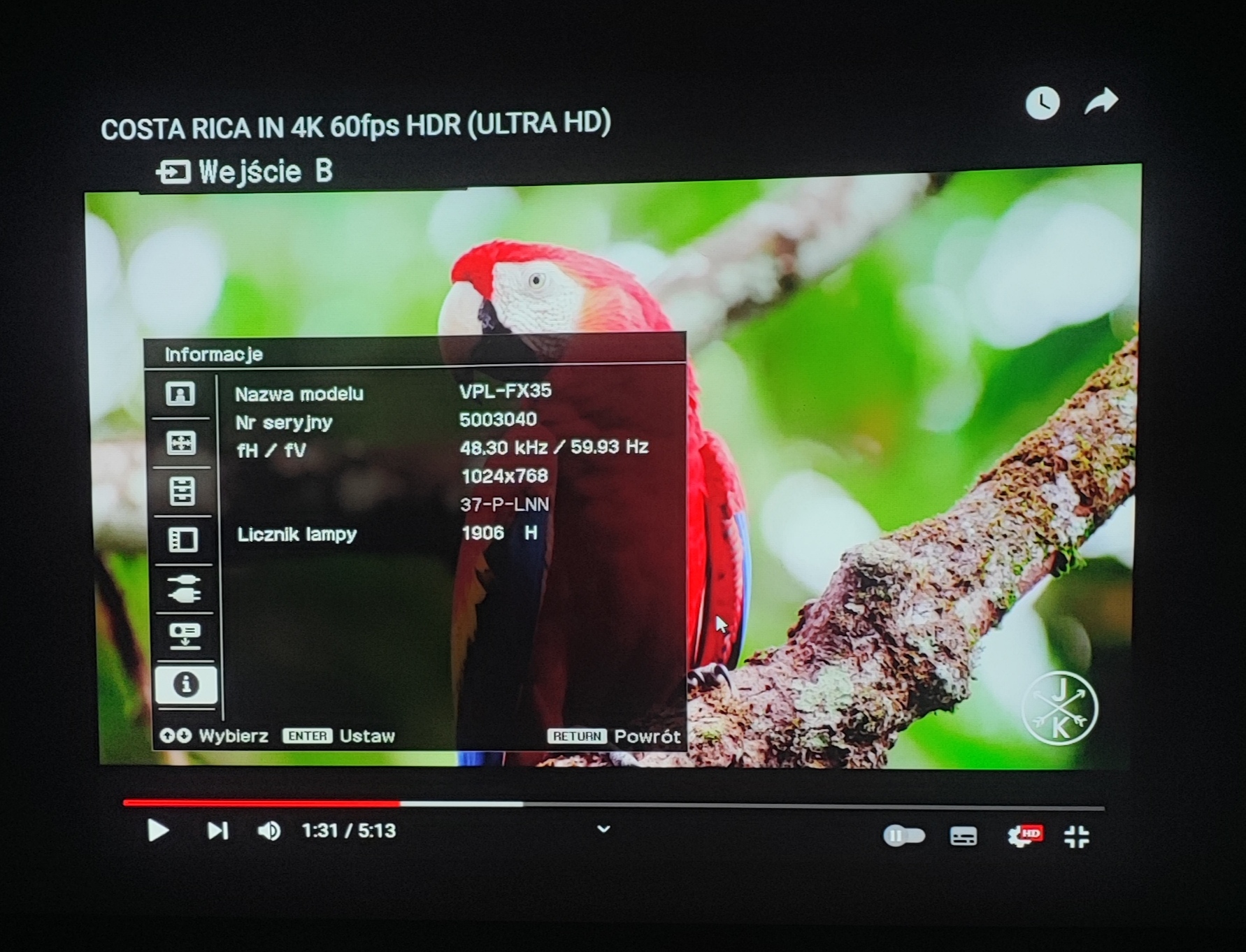 Projektor Sony VPL-FX35 LCD, 1 906 godzin - obrazek 2