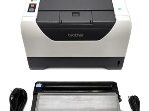 Brother HL-5340D, (50-100K), pełen toner 100%, kable