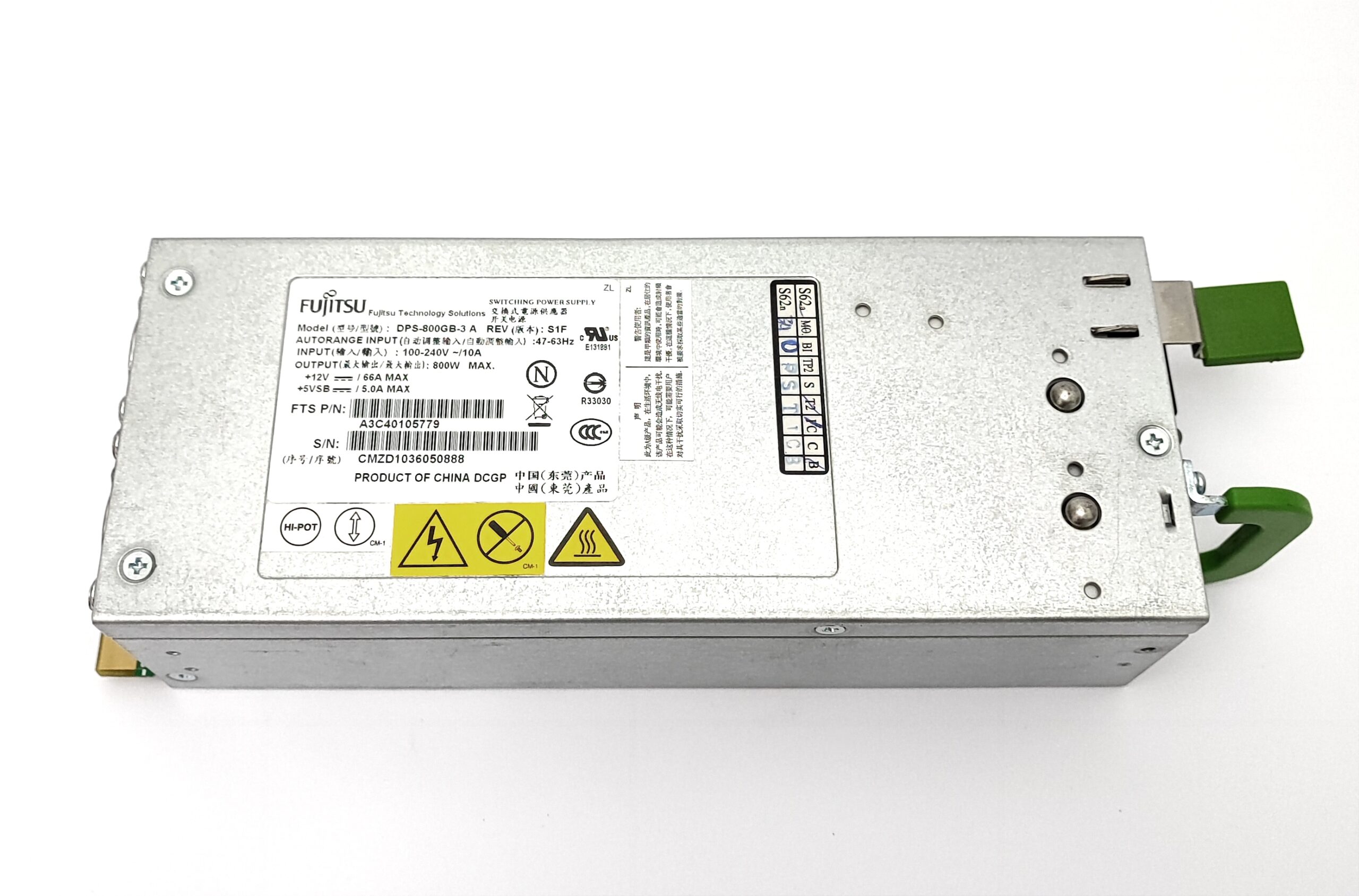 Oryg. zasilacz Fujitsu DPS-800GB-3 A, 800W - obrazek 6