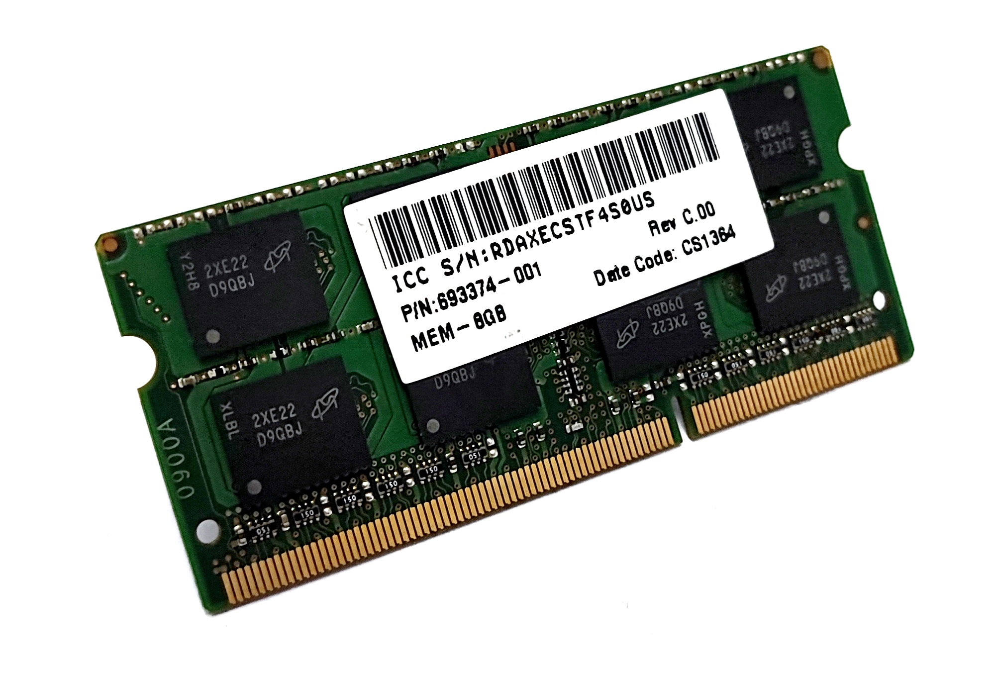 (11-11-FP) Micron 8GB DDR3L, 1600Mhz, 2Rx8, MT16KTF1G64HZ-1G6E1 (laptop) - obrazek 3