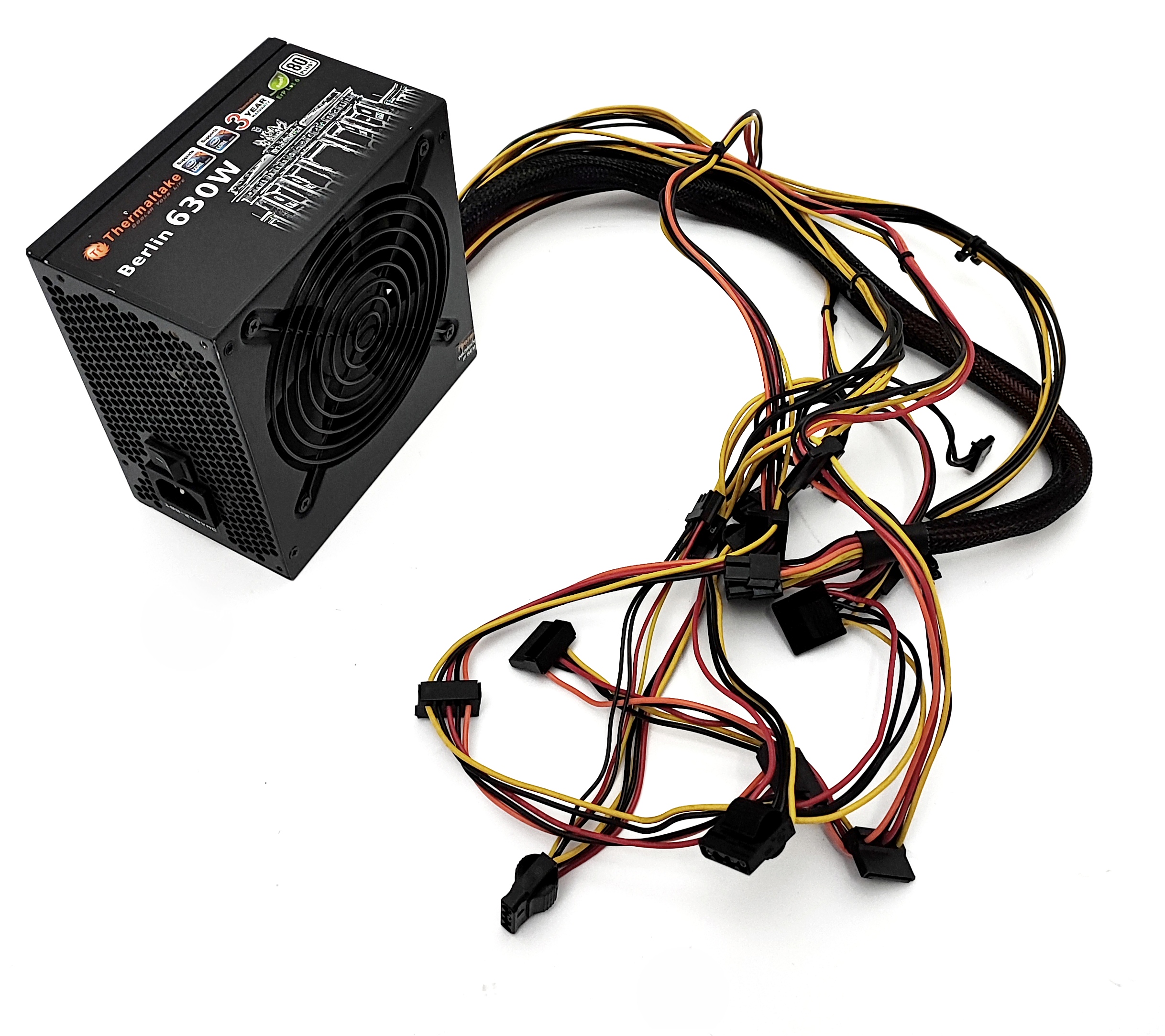 Zasilacz Thermaltake Berlin TR2-630AH2NSW, 80 Plus, 630W, 20+4-pin ATX(be quiet!)