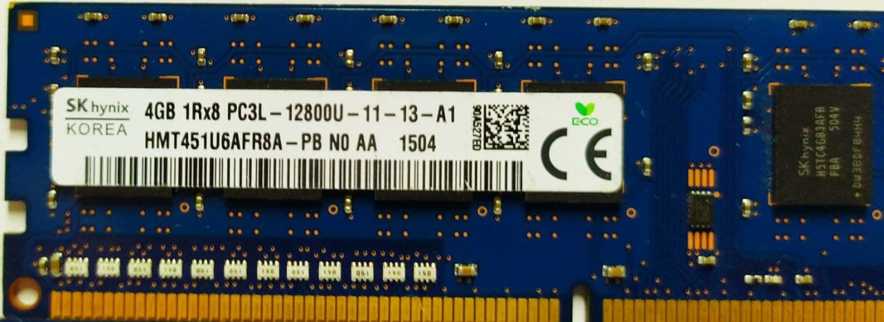 (11-13-A1) SK Hynix 4GB DDR3L, 1600Mhz, 1Rx8, HMT451U6AFR8A-PB - obrazek 2