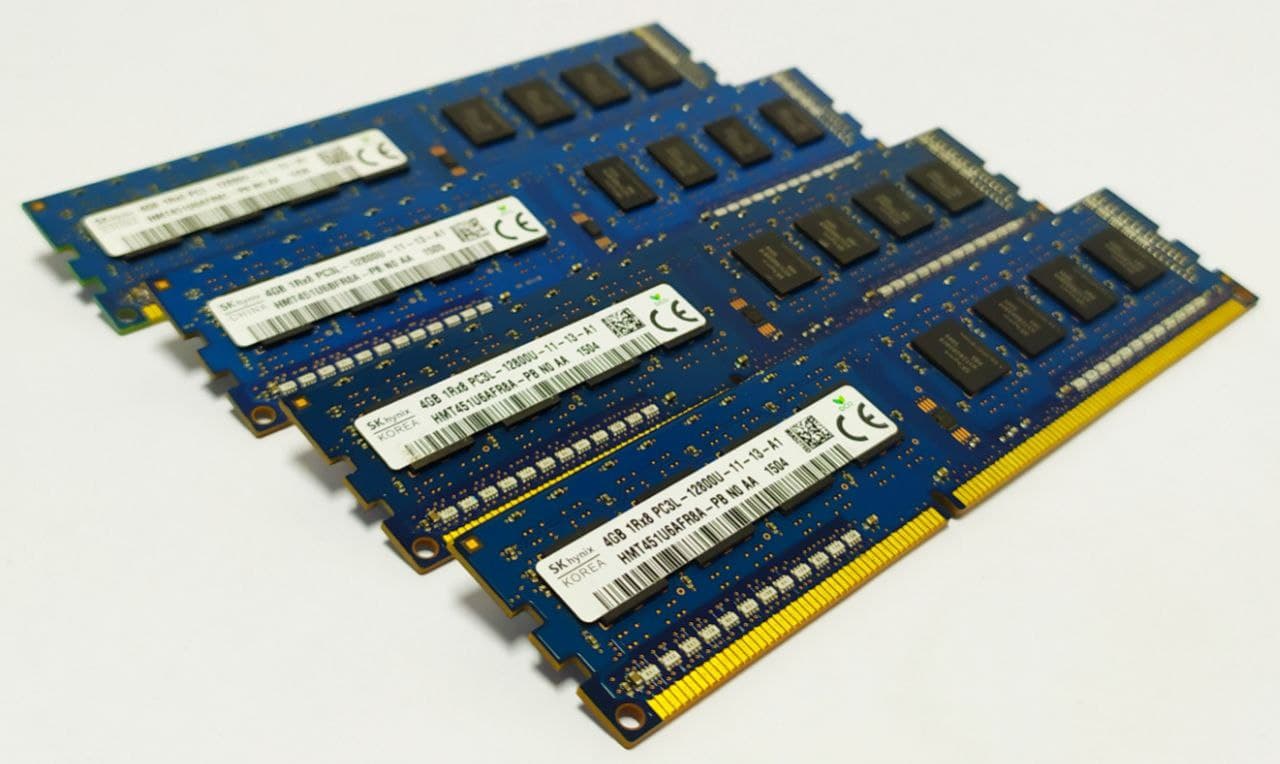 (11-13-A1) SK Hynix 4GB DDR3L, 1600Mhz, 1Rx8, HMT451U6AFR8A-PB