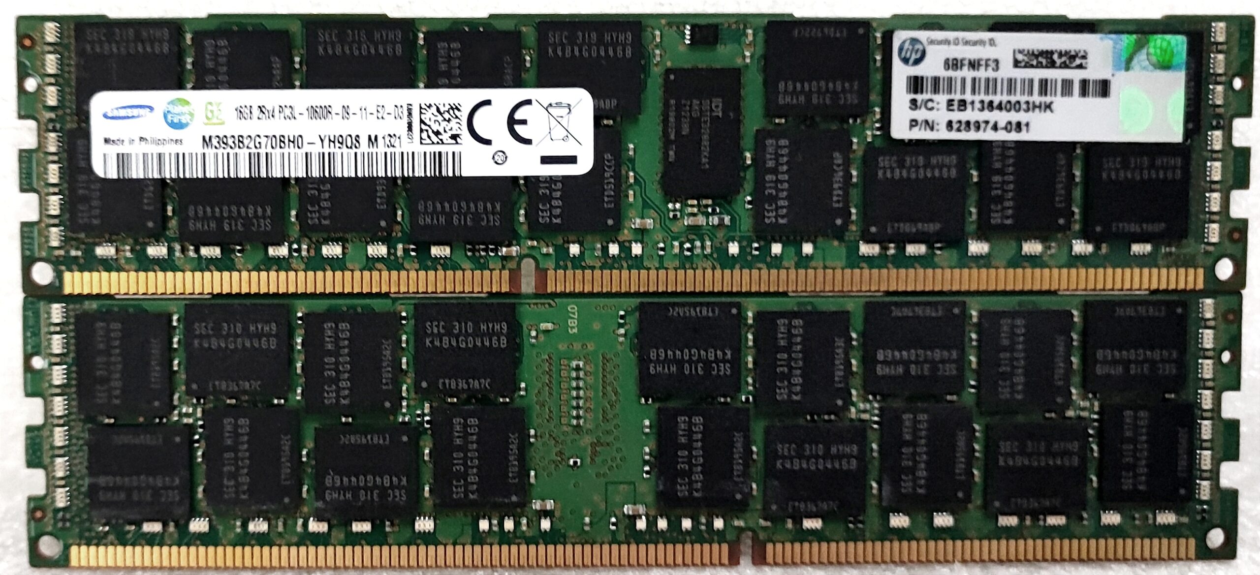 SERWEROWA (9-11-E2-D3) Samsung 16GB DDR3L, 1333Mhz, 2Rx4, M393B2G70BH0-YH9Q8 - obrazek 3