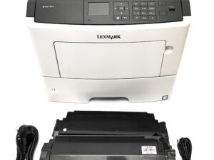 Lexmark MS610dn (10-30K) + NOWY toner i bęben 100%