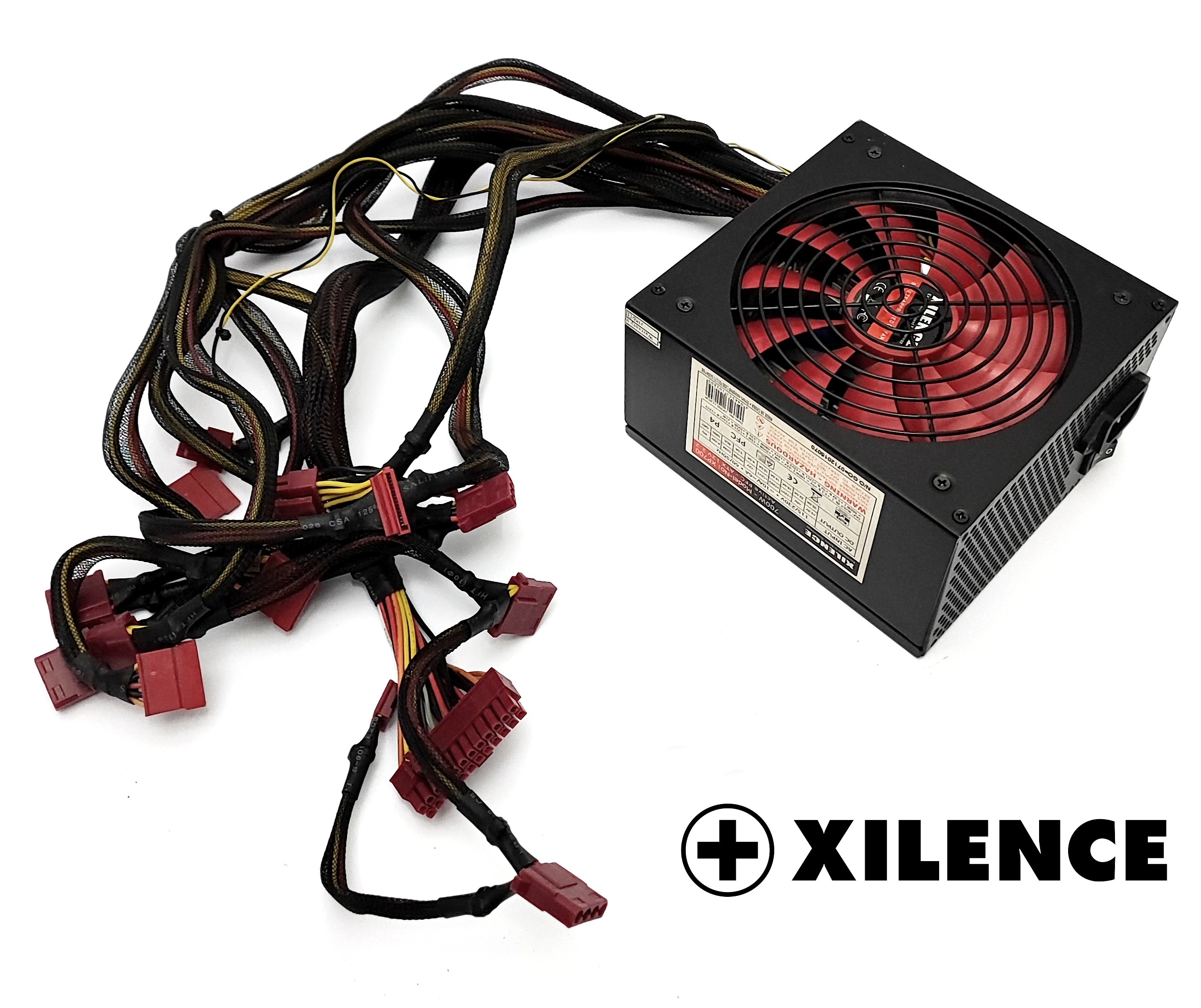 Zasilacz Xilence XP700 Active PFC - ATX 12V 2.2, 700W, 20+4-pin ATX(be quiet!) - obrazek 5