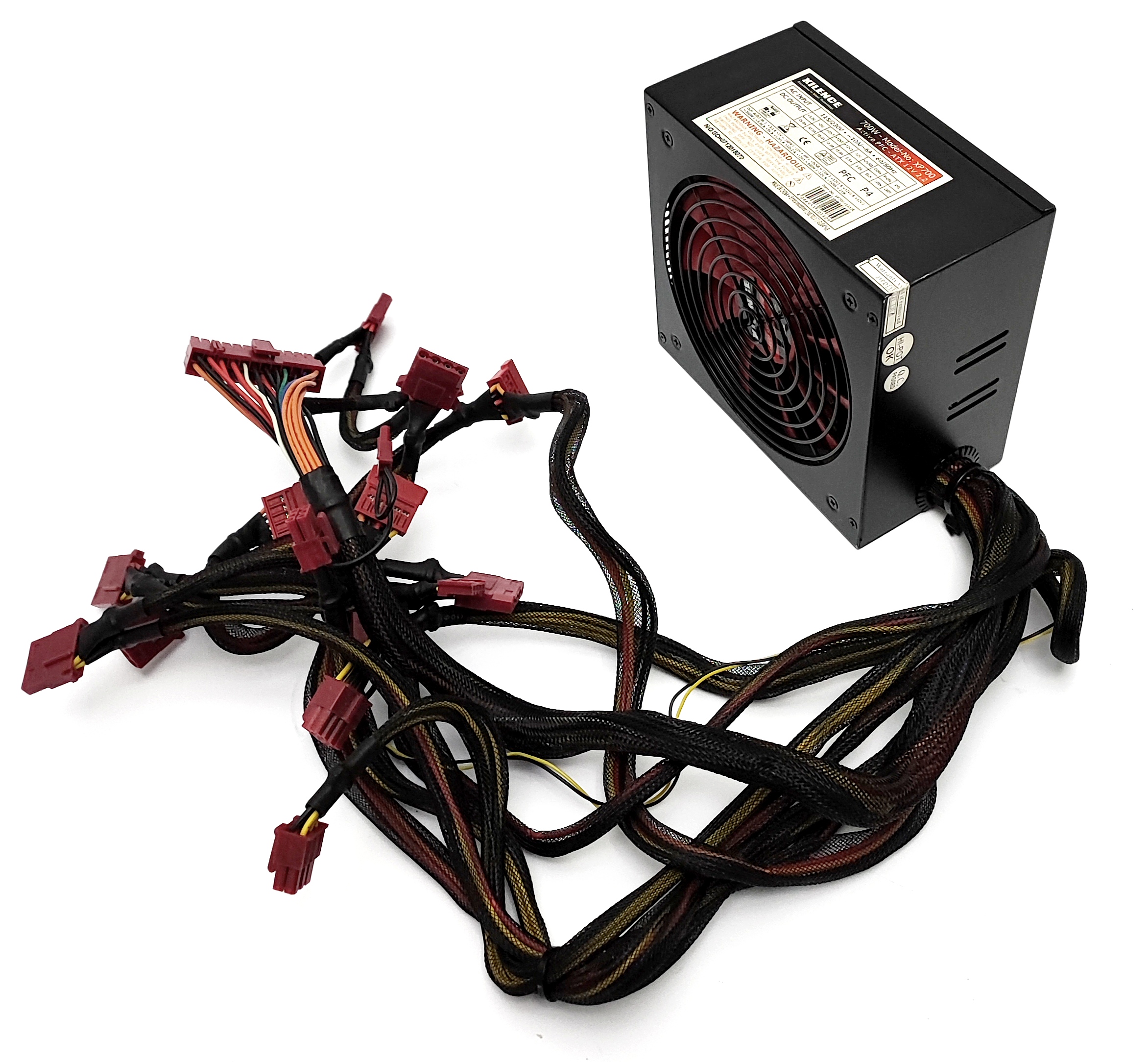 Zasilacz Xilence XP700 Active PFC - ATX 12V 2.2, 700W, 20+4-pin ATX(be quiet!) - obrazek 4