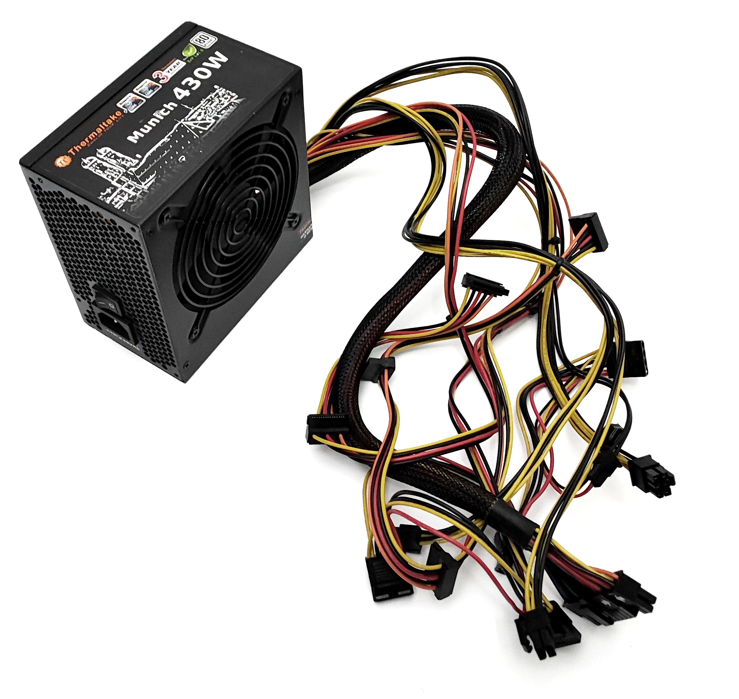 Zasilacz Thermaltake Munich TR2-430AH2NSW, 80 Plus, 430W, 20+4-pin ATX