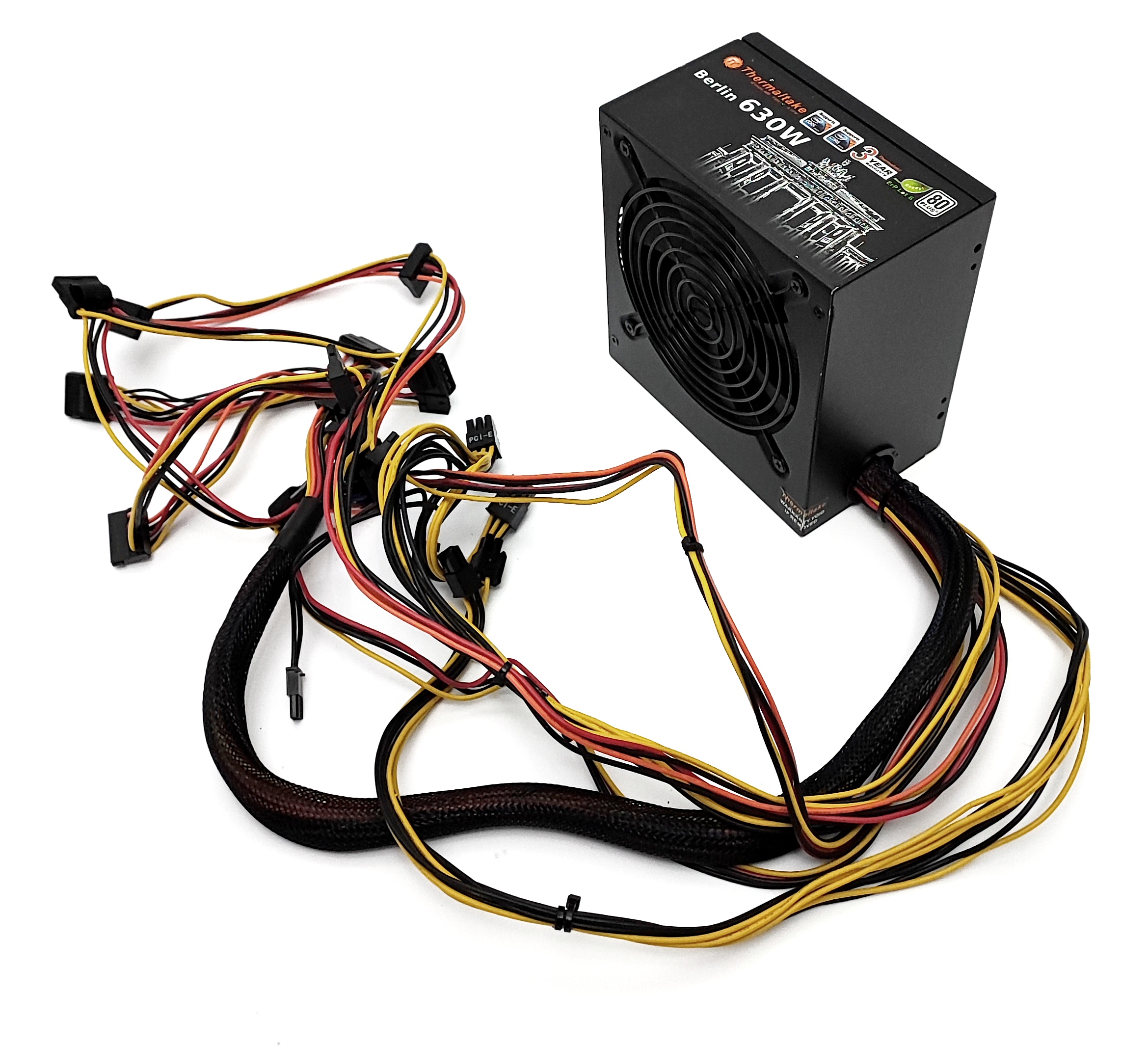 Zasilacz Thermaltake Berlin TR2-630AH2NSW, 80 Plus, 630W, 20+4-pin ATX(be quiet!) - obrazek 4