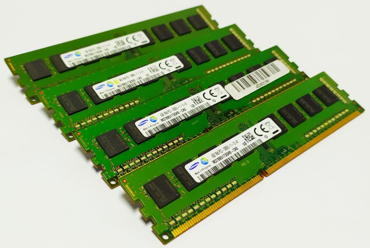 (11-13-A1) Samsung 8GB (2x4GB) DDR3, 1600Mhz, 1Rx8, M378B5173QH0-CK0 - (komplet(19)
