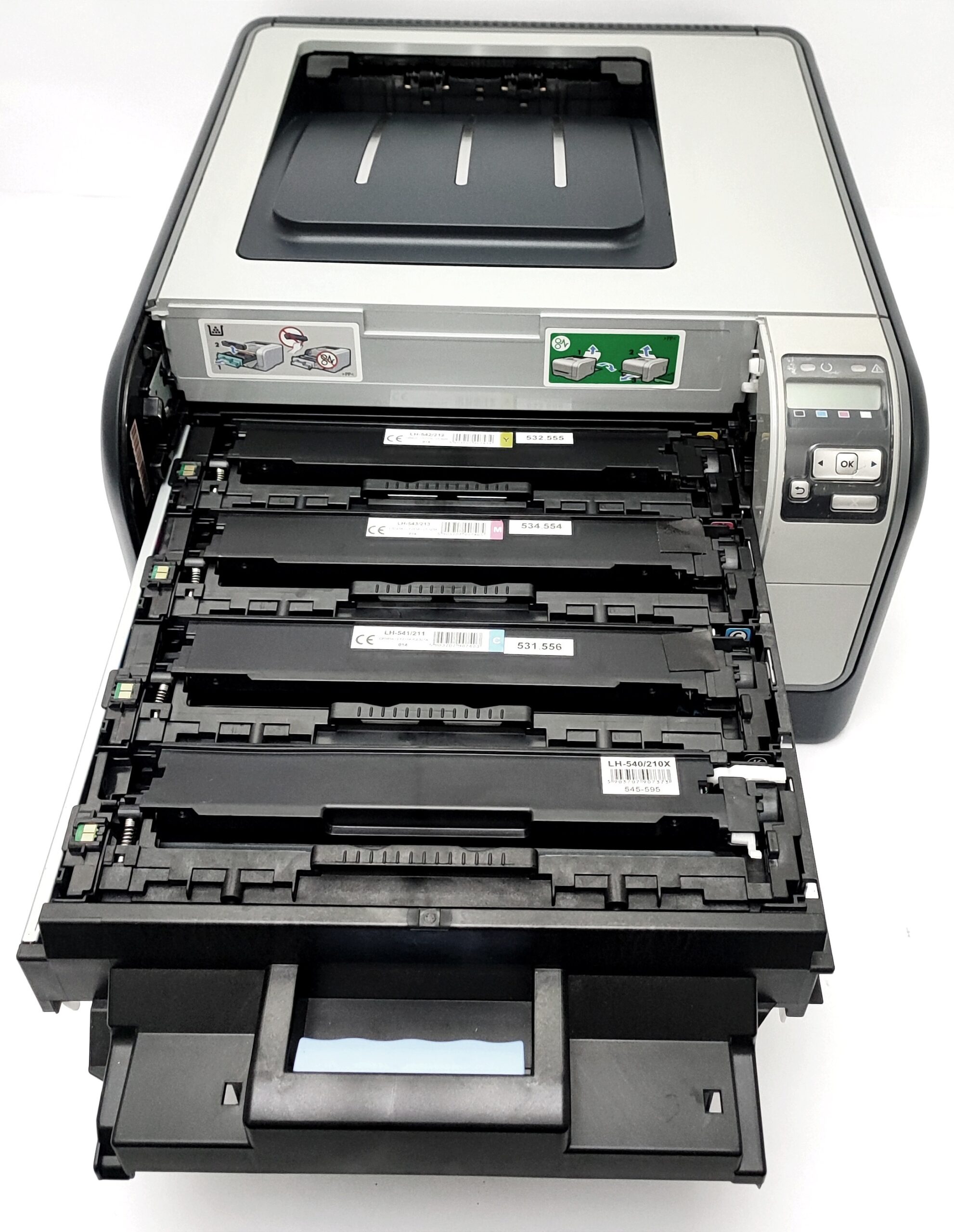 HP Color LJ CP1515n (30-50K) NOWE tonery 540a 100% - obrazek 2