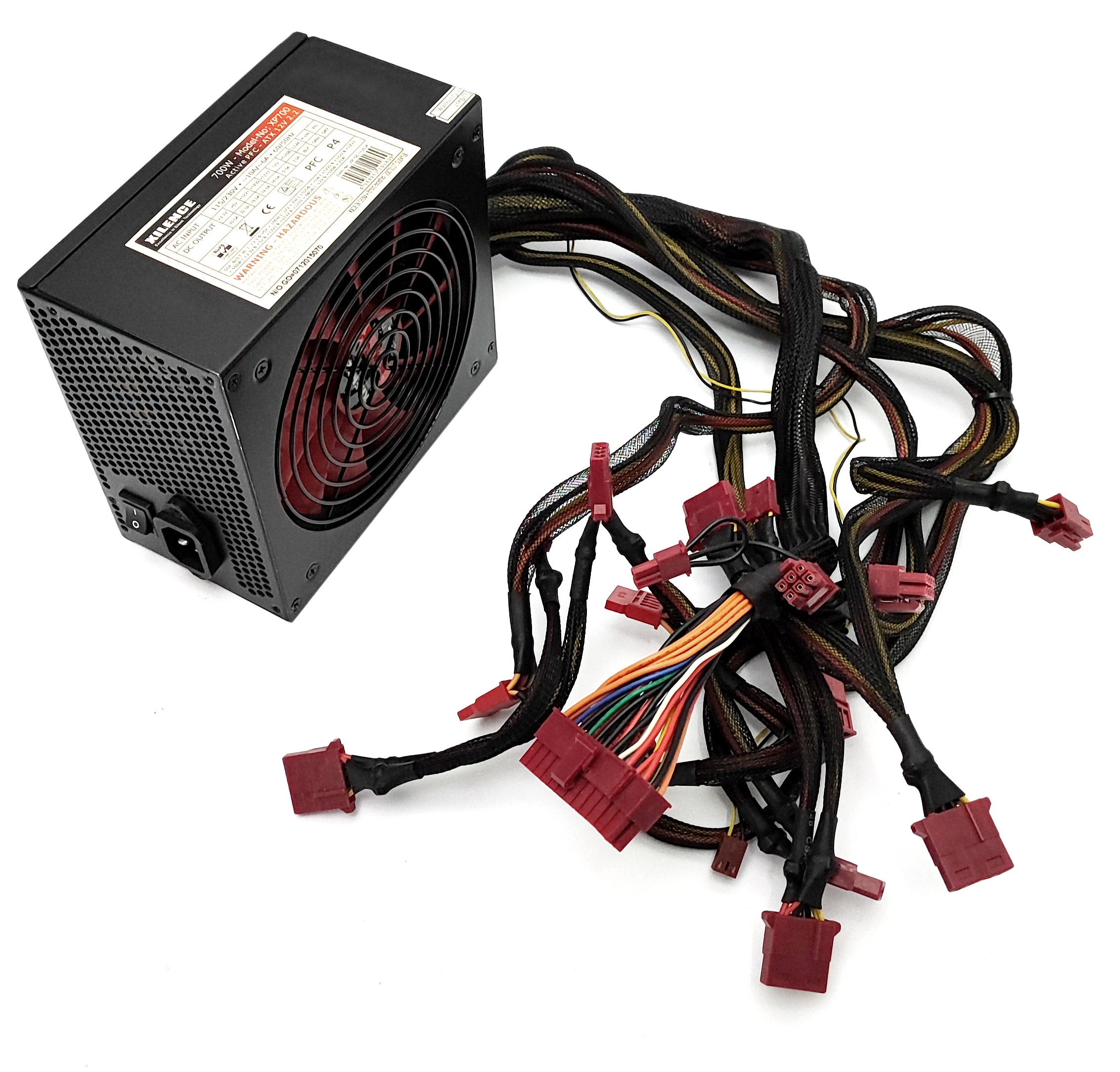 Zasilacz Xilence XP700 Active PFC - ATX 12V 2.2, 700W, 20+4-pin ATX(be quiet!)