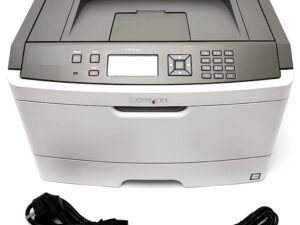 Lexmark E460dn (30-50K) dupleks, sieć, toner, kable
