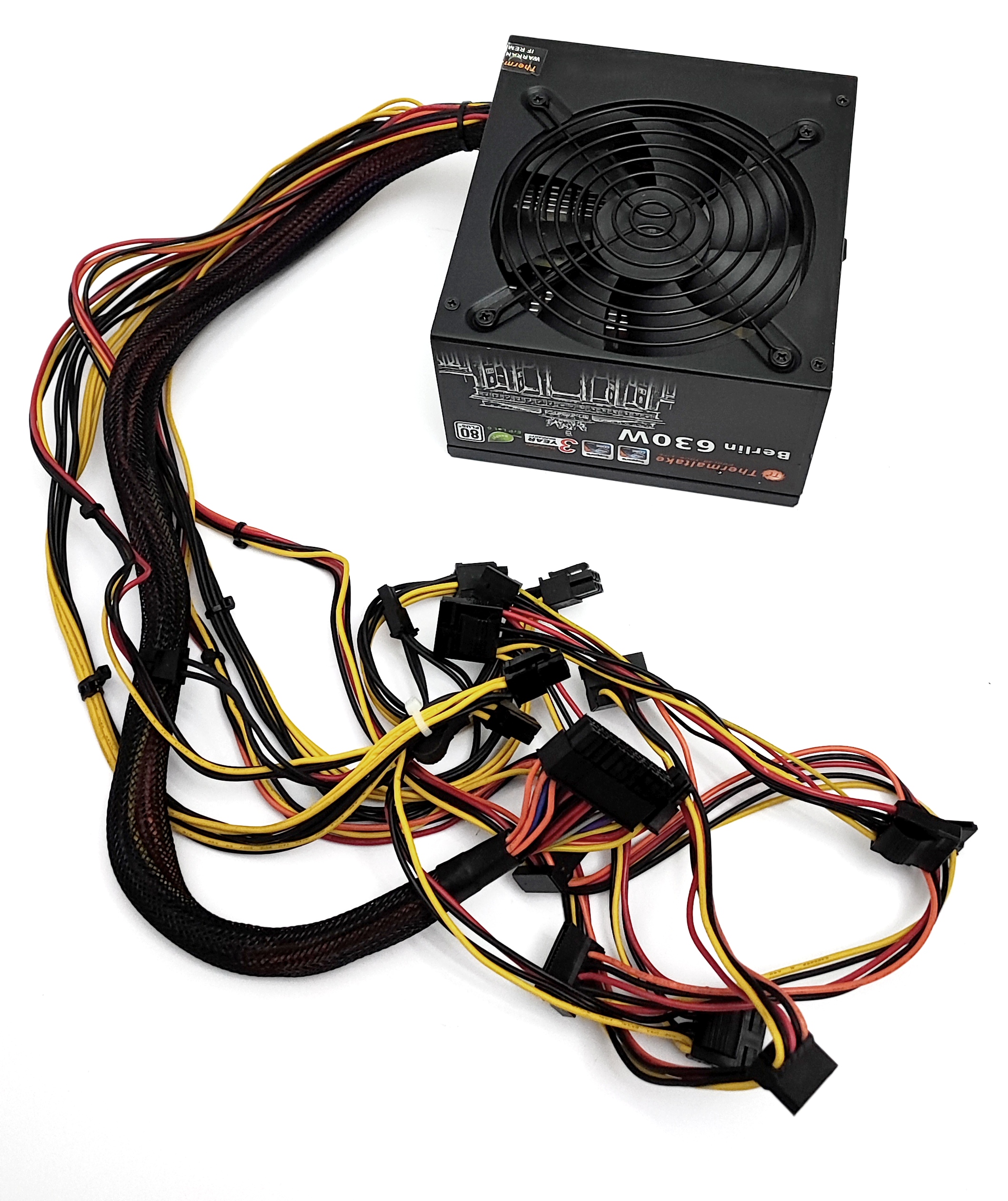 Zasilacz Thermaltake Berlin TR2-630AH2NSW, 80 Plus, 630W, 20+4-pin ATX(be quiet!) - obrazek 6