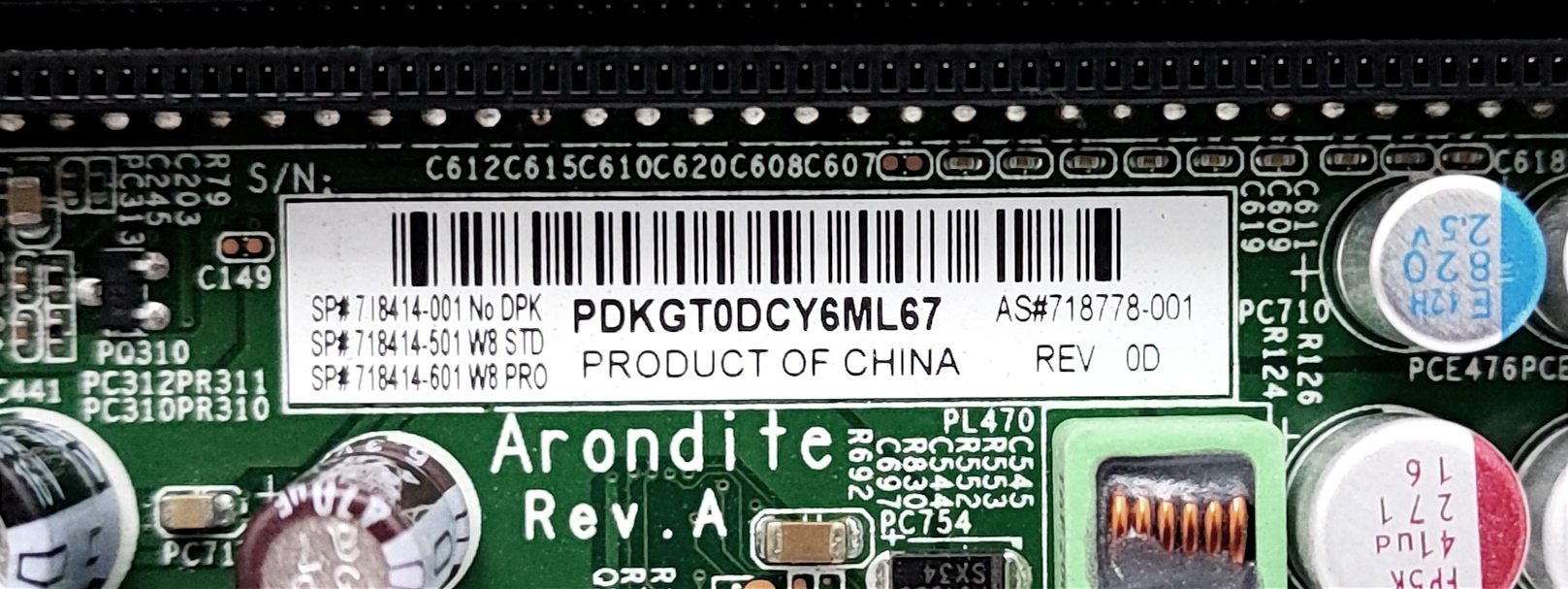 Płyta główna HP ProDesk 400 G1 SFF, 718414-001, do HP ProDesk 400 G1 SFF - obrazek 5