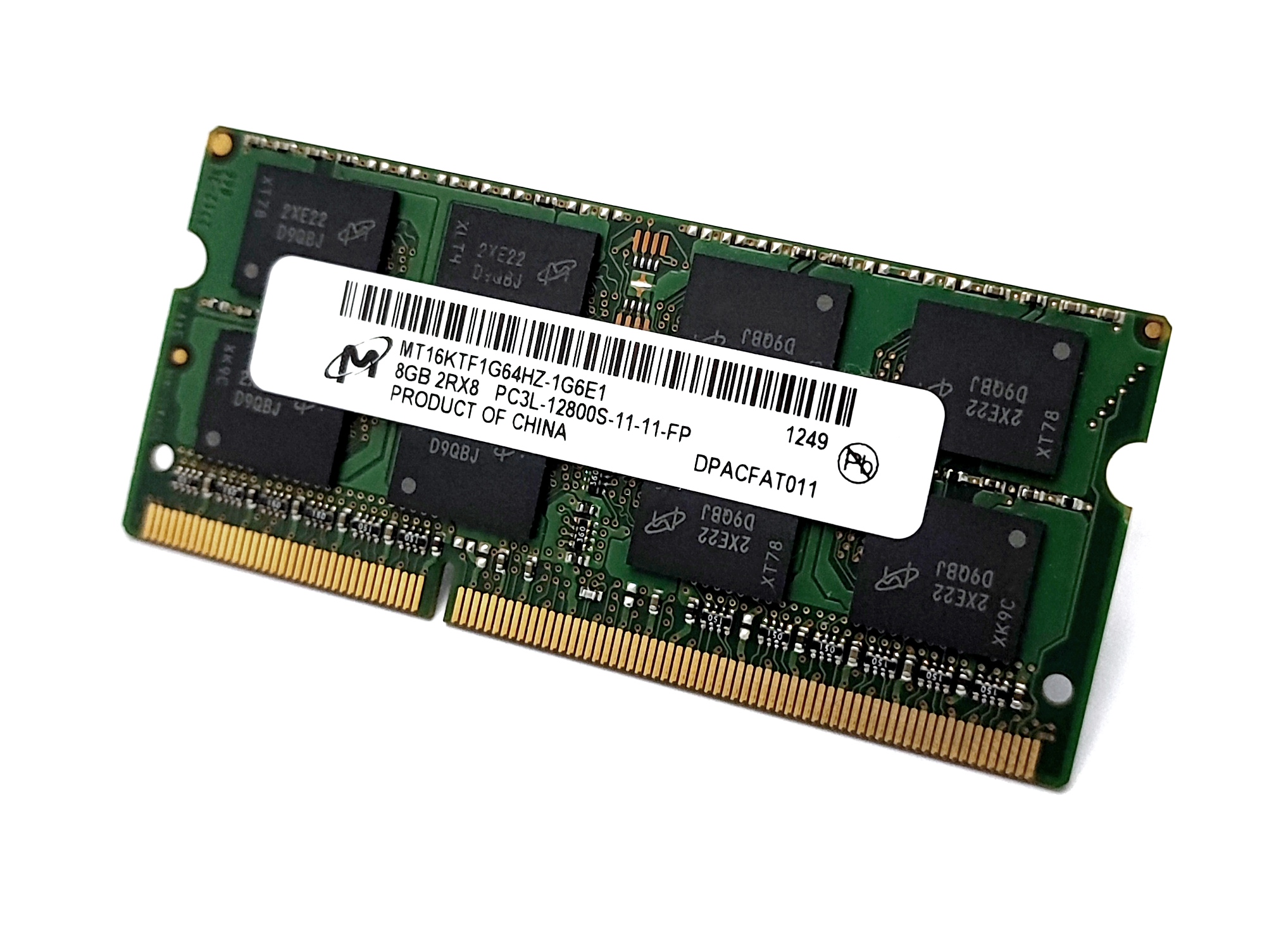 (11-11-FP) Micron 8GB DDR3L, 1600Mhz, 2Rx8, MT16KTF1G64HZ-1G6E1 (laptop) - obrazek 4