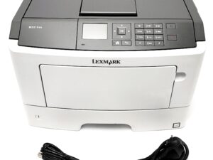 Lexmark MS510dn (0-10K) dupleks, sieć, BRAK tonera/bębna, kable