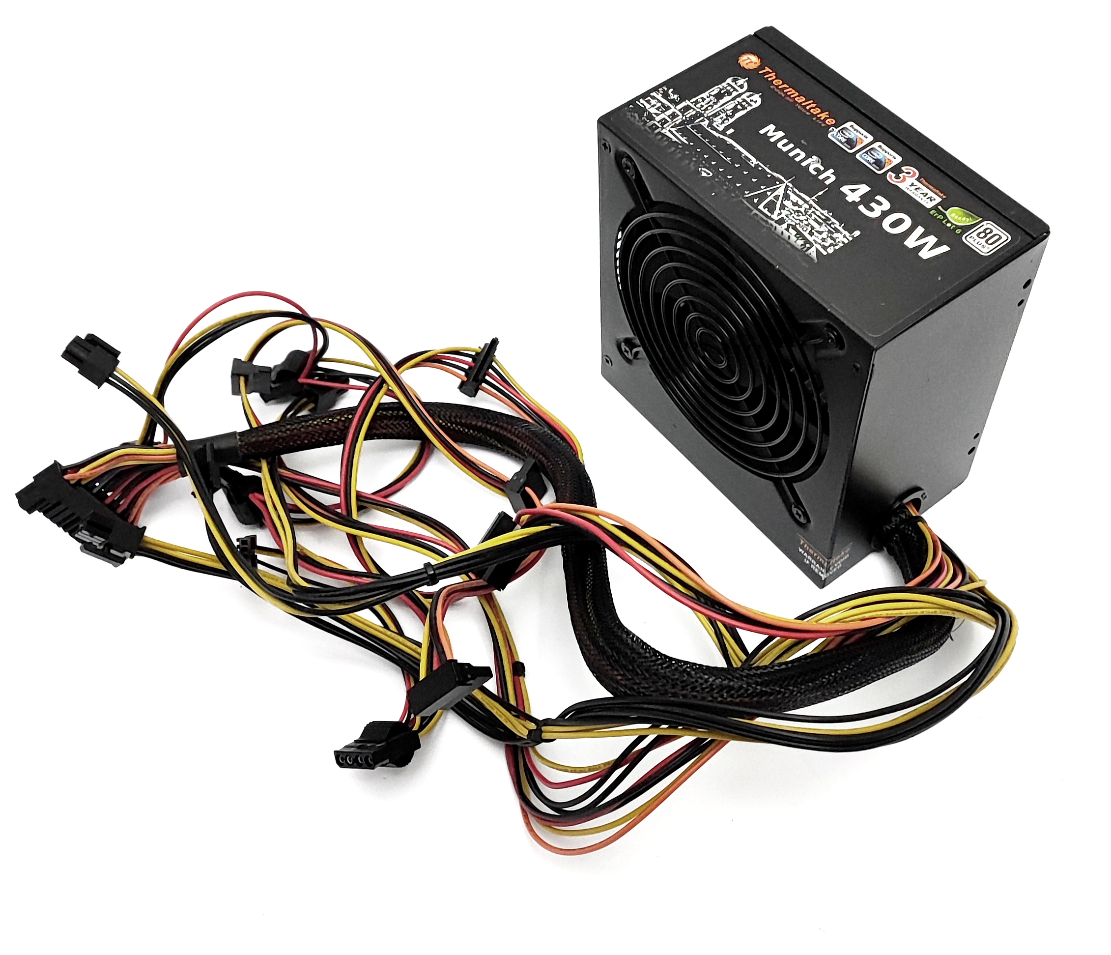 Zasilacz Thermaltake Munich TR2-430AH2NSW, 80 Plus, 430W, 20+4-pin ATX - obrazek 4