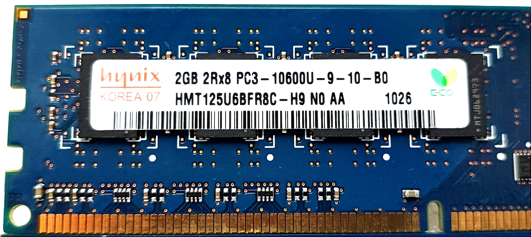 (9-10-B0) Hynix 2GB DDR3, 1333Mhz, 2Rx8, HMT125U6BFR8C-H9 - (komplet(10) - obrazek 2